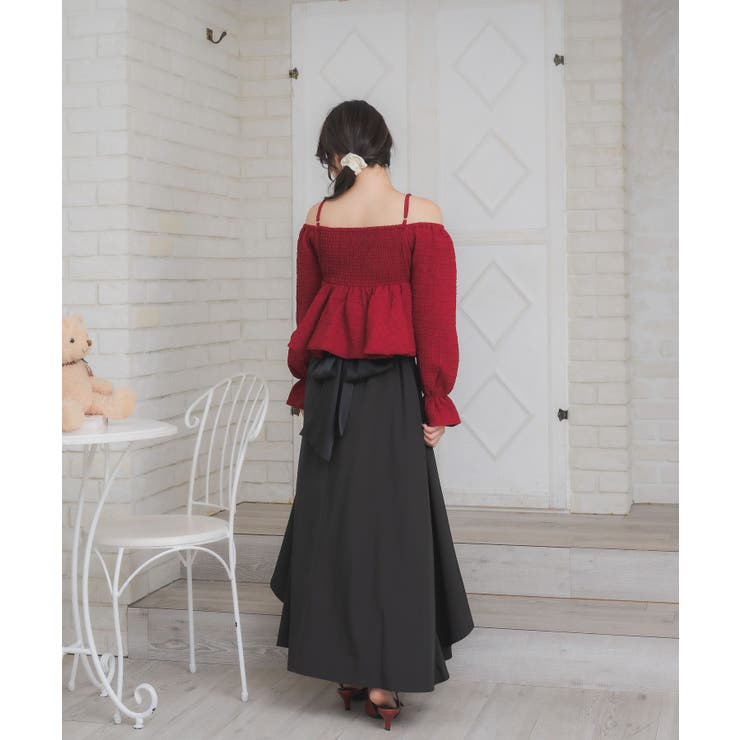 裾バルーンブラウス | RETRO GIRL | 詳細画像5 