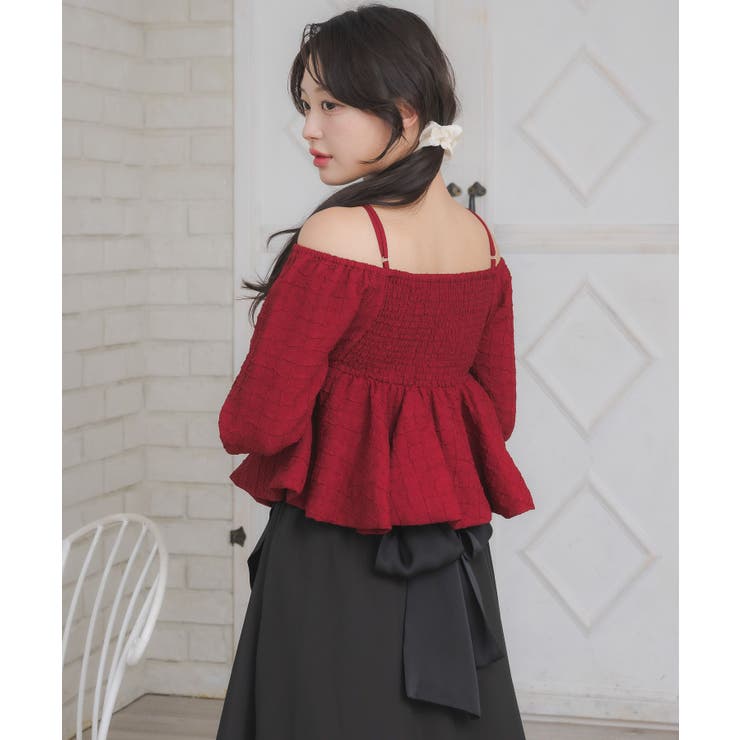 裾バルーンブラウス | RETRO GIRL | 詳細画像9 