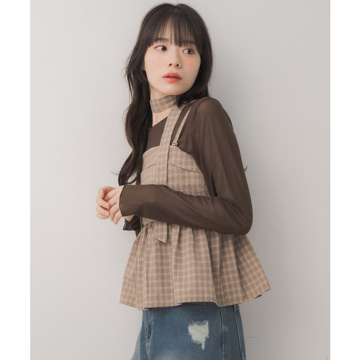 【セットアイテム】タイ付ビスチェ＆インナーSET | RETRO GIRL | 詳細画像6 