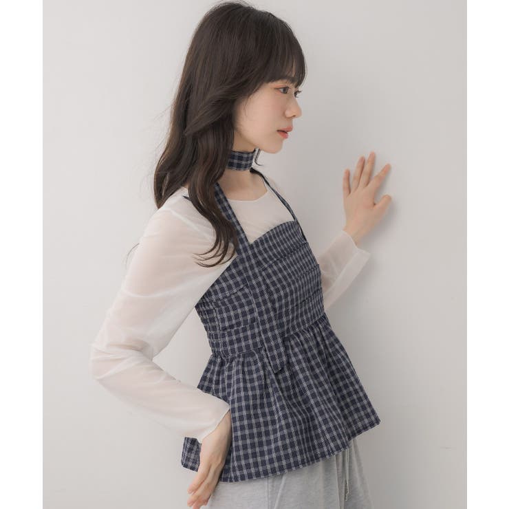 【セットアイテム】タイ付ビスチェ＆インナーSET | RETRO GIRL | 詳細画像14 