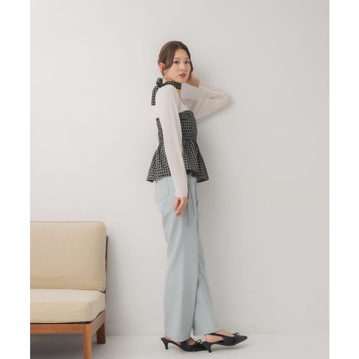 【セットアイテム】タイ付ビスチェ＆インナーSET | RETRO GIRL | 詳細画像18 