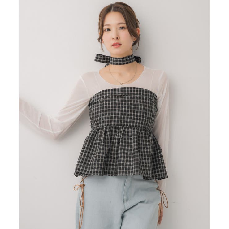 【セットアイテム】タイ付ビスチェ＆インナーSET | RETRO GIRL | 詳細画像21 