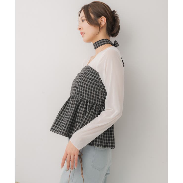 【セットアイテム】タイ付ビスチェ＆インナーSET | RETRO GIRL | 詳細画像24 