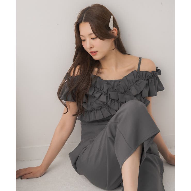 オフショルサロペット | RETRO GIRL | 詳細画像2 