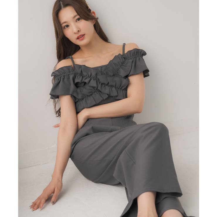 オフショルサロペット | RETRO GIRL | 詳細画像3 