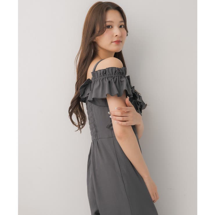 オフショルサロペット | RETRO GIRL | 詳細画像9 