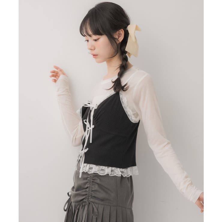 リボンビスチェ＆インナーSET | RETRO GIRL | 詳細画像21 