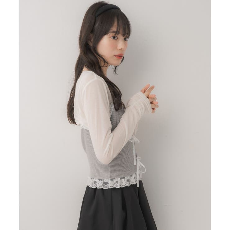 リボンビスチェ＆インナーSET | RETRO GIRL | 詳細画像7 