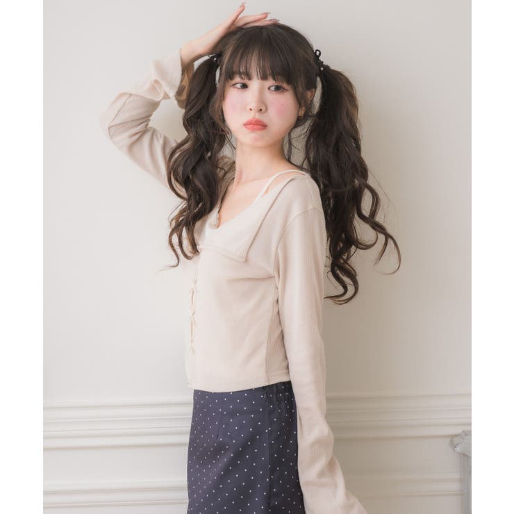 BIGカラーレイヤード風CT | RETRO GIRL | 詳細画像27 