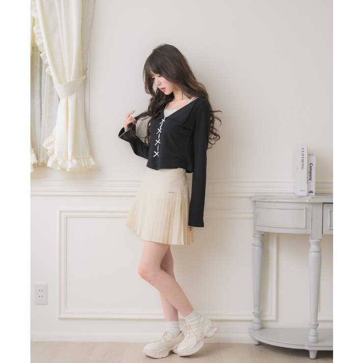 BIGカラーレイヤード風CT | RETRO GIRL | 詳細画像8 