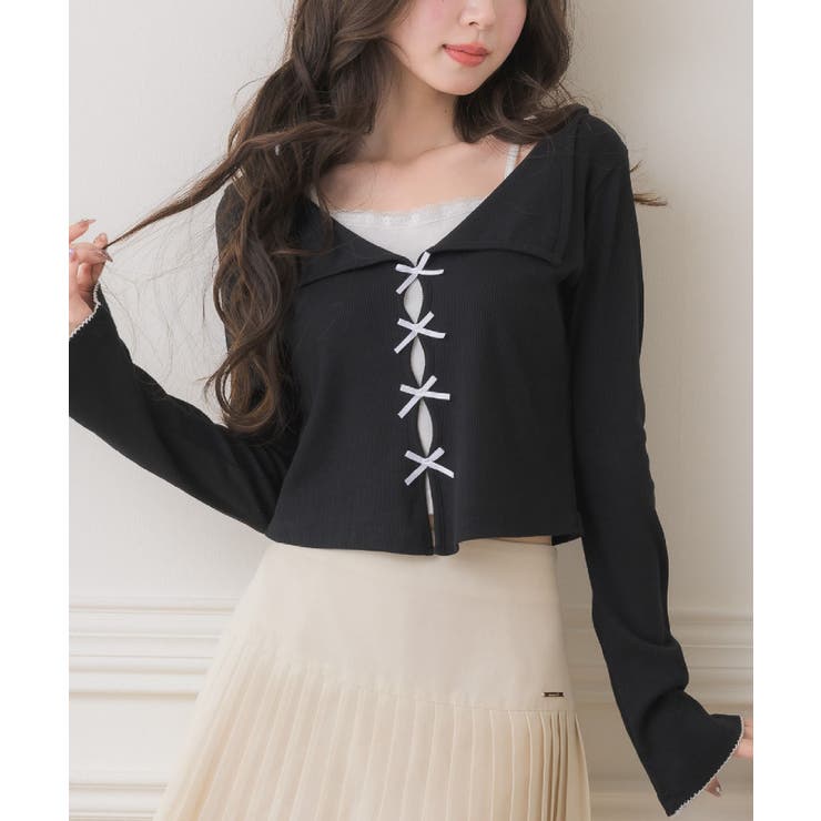 BLK1 | BIGカラーレイヤード風CT | RETRO GIRL