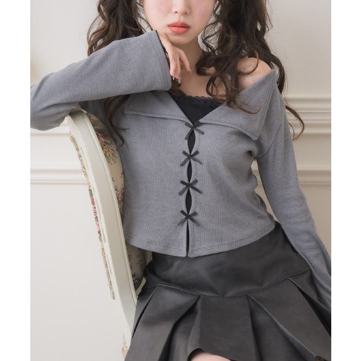 GRY1 | BIGカラーレイヤード風CT | RETRO GIRL