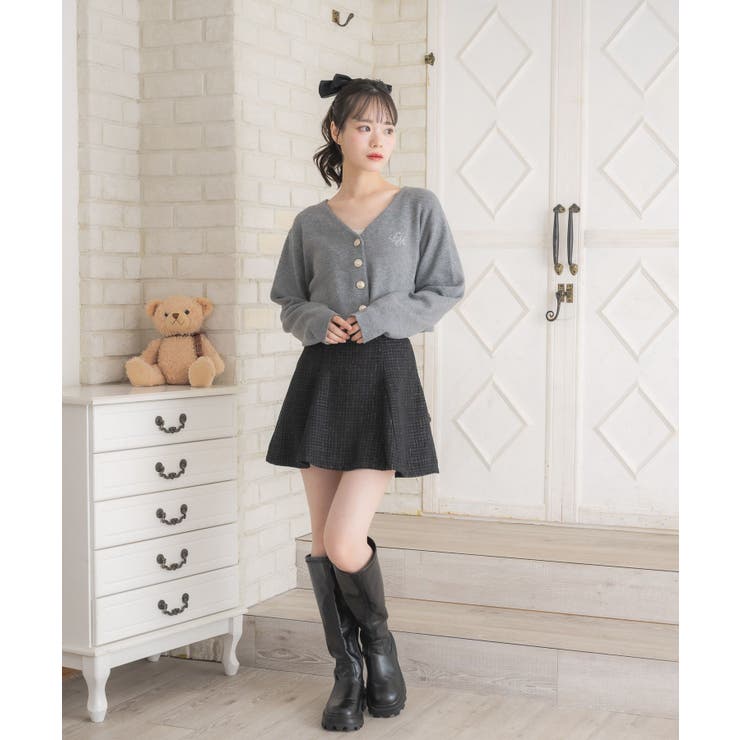 ビジューロゴNTカーデ | RETRO GIRL | 詳細画像15 