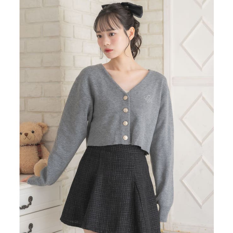 ビジューロゴNTカーデ | RETRO GIRL | 詳細画像19 