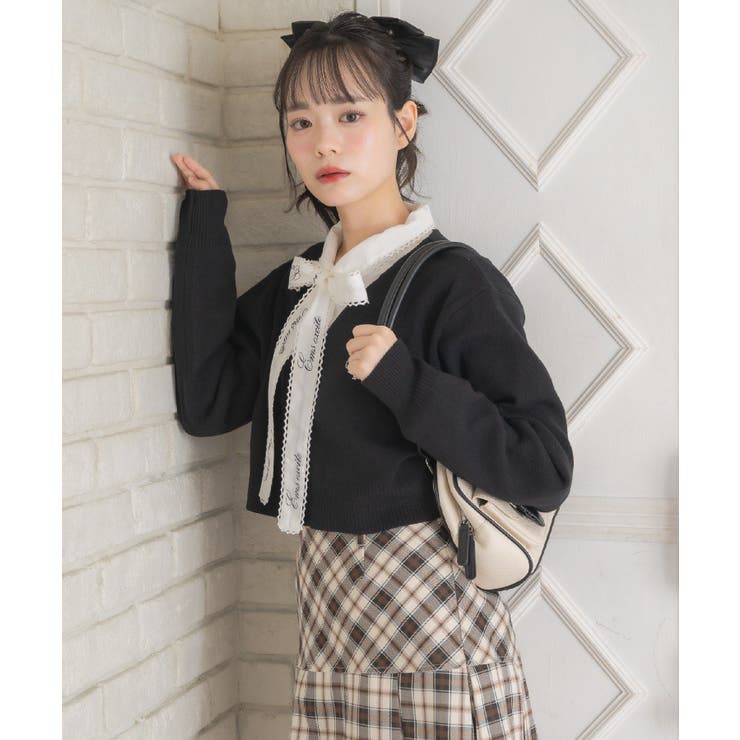 ビジューロゴNTカーデ | RETRO GIRL | 詳細画像3 