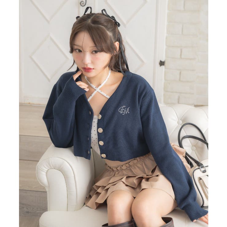 ビジューロゴNTカーデ | RETRO GIRL | 詳細画像31 