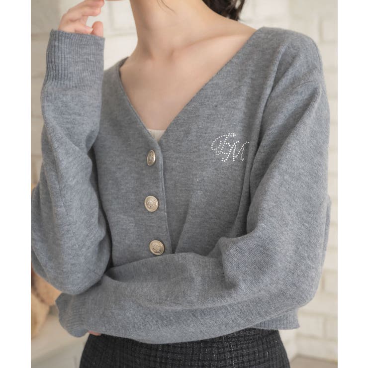 ビジューロゴNTカーデ | RETRO GIRL | 詳細画像43 