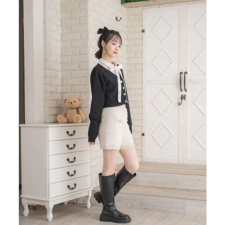 ビジューロゴNTカーデ | RETRO GIRL | 詳細画像8 