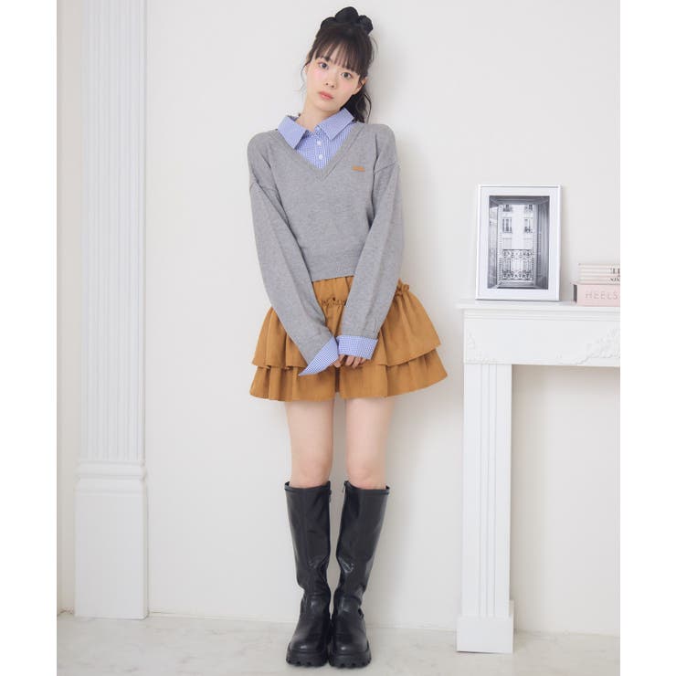 アメリ ♡ ケープドッキングシャツ 楽天市場】ドッキングシャツ シャツ レディース トップス 長袖 送料