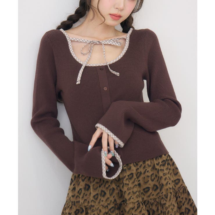 【新色追加】チェックパイピングNTPO | RETRO GIRL | 詳細画像1 