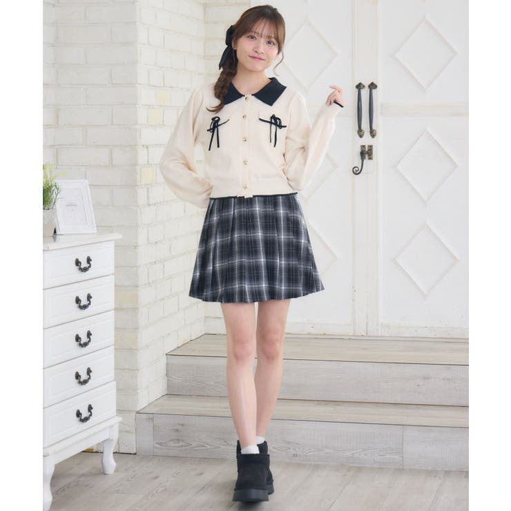 ベロアリボンヴィンテージカーデ | RETRO GIRL | 詳細画像11 