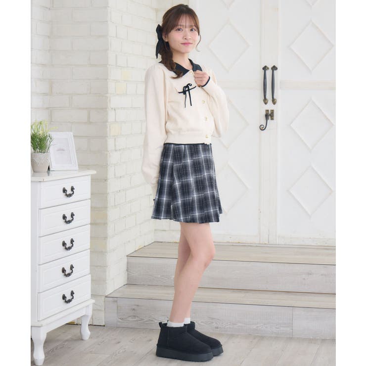 ベロアリボンヴィンテージカーデ | RETRO GIRL | 詳細画像12 