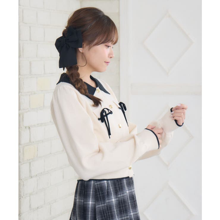 ベロアリボンヴィンテージカーデ | RETRO GIRL | 詳細画像16 