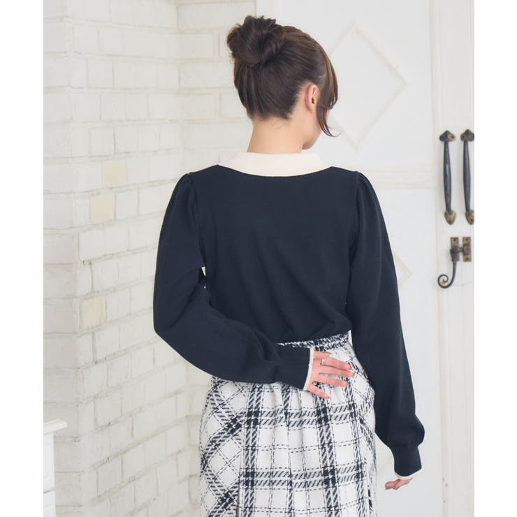 ベロアリボンヴィンテージカーデ | RETRO GIRL | 詳細画像25 