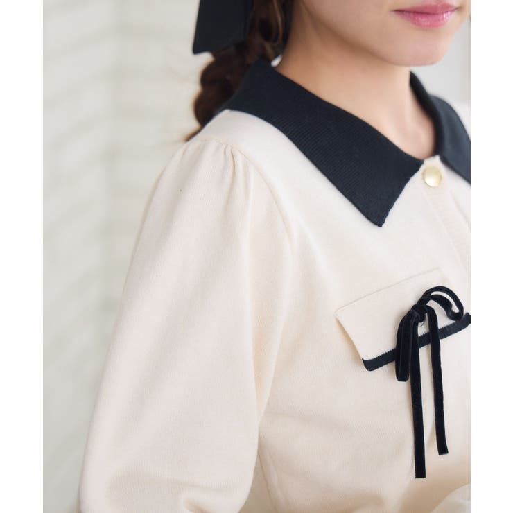 ベロアリボンヴィンテージカーデ | RETRO GIRL | 詳細画像29 