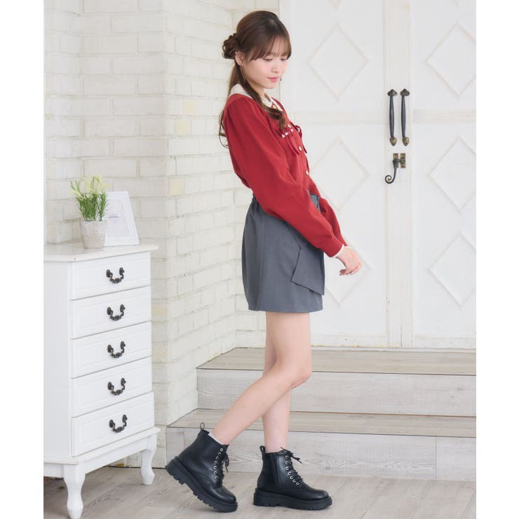 ベロアリボンヴィンテージカーデ | RETRO GIRL | 詳細画像5 