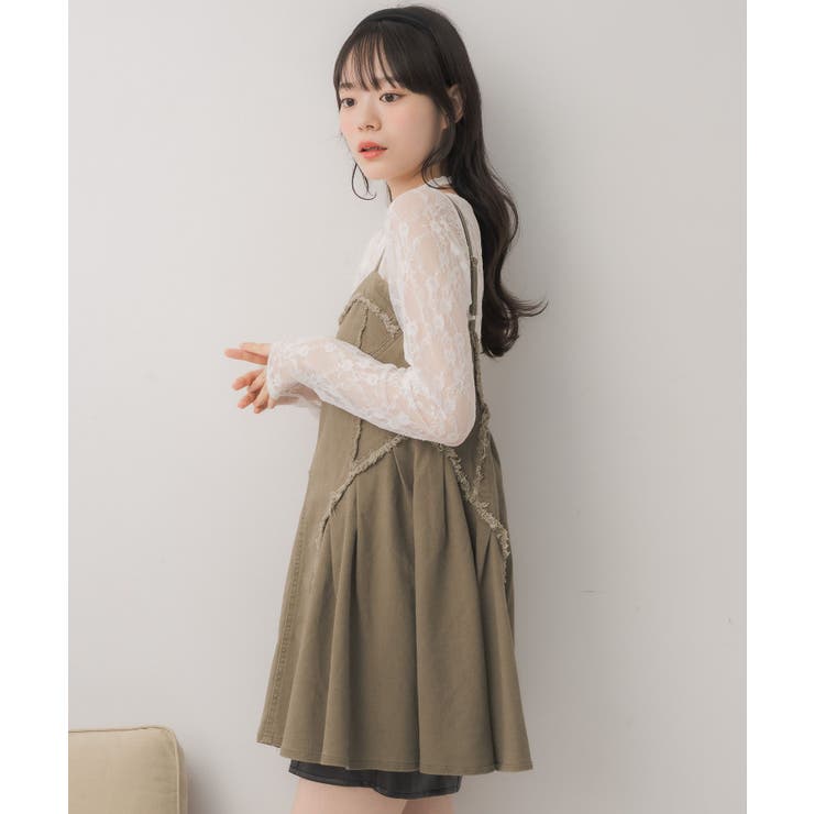 ツイルフリンジキャミOP | RETRO GIRL | 詳細画像8 