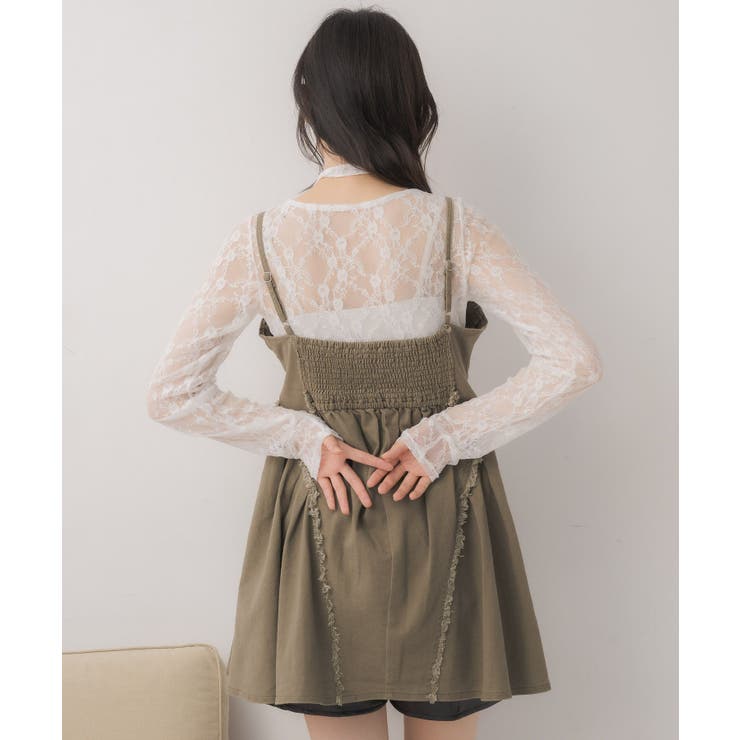 ツイルフリンジキャミOP | RETRO GIRL | 詳細画像9 