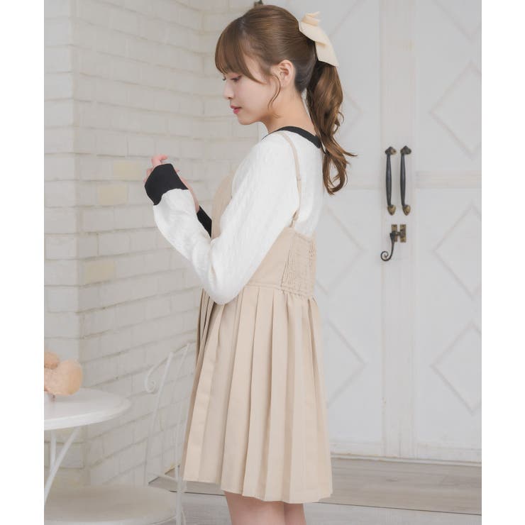 プレート付プリーツキャミOP | RETRO GIRL | 詳細画像11 