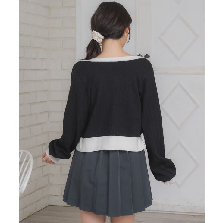 プレート付プリーツキャミOP | RETRO GIRL | 詳細画像18 