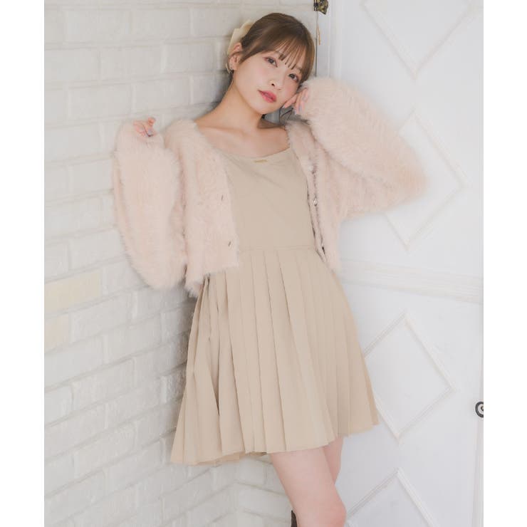 プレート付プリーツキャミOP | RETRO GIRL | 詳細画像2 