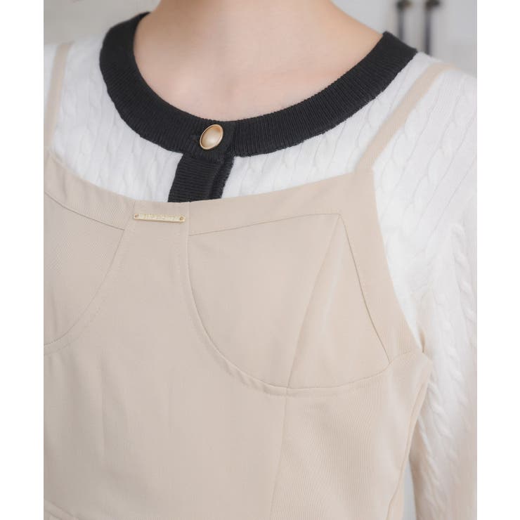 プレート付プリーツキャミOP | RETRO GIRL | 詳細画像28 