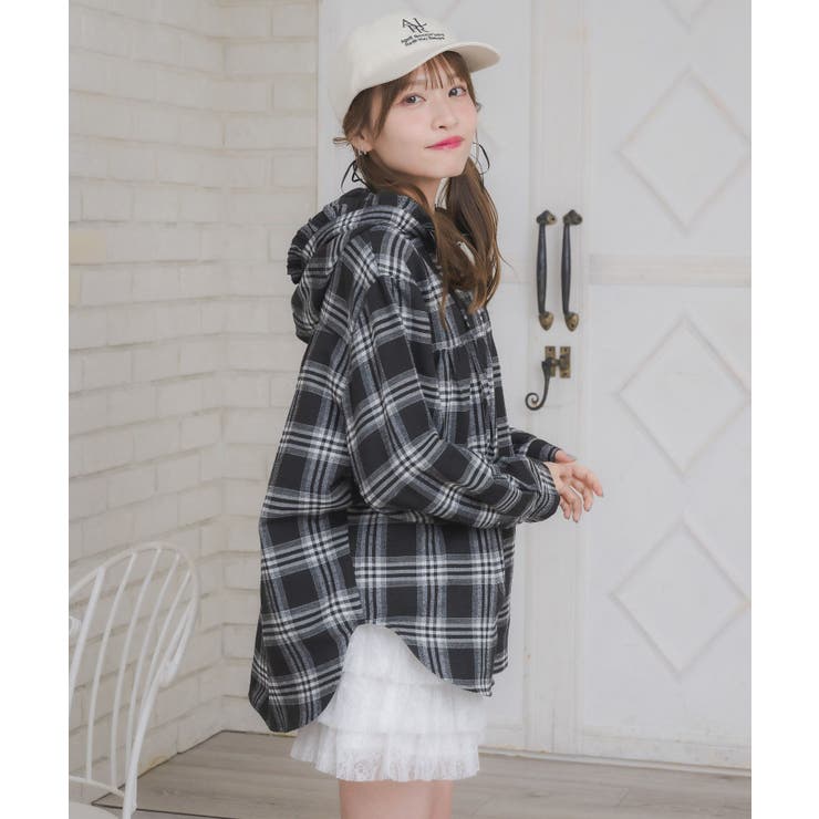 フリルフーディーチェックSH | RETRO GIRL | 詳細画像18 