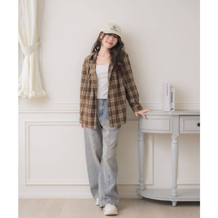 フリルフーディーチェックSH | RETRO GIRL | 詳細画像23 