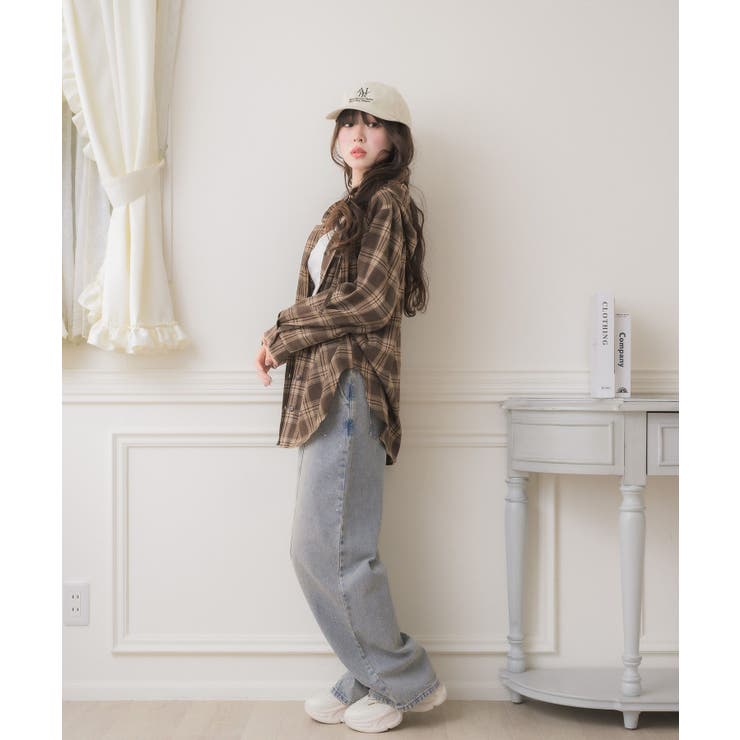 フリルフーディーチェックSH | RETRO GIRL | 詳細画像26 