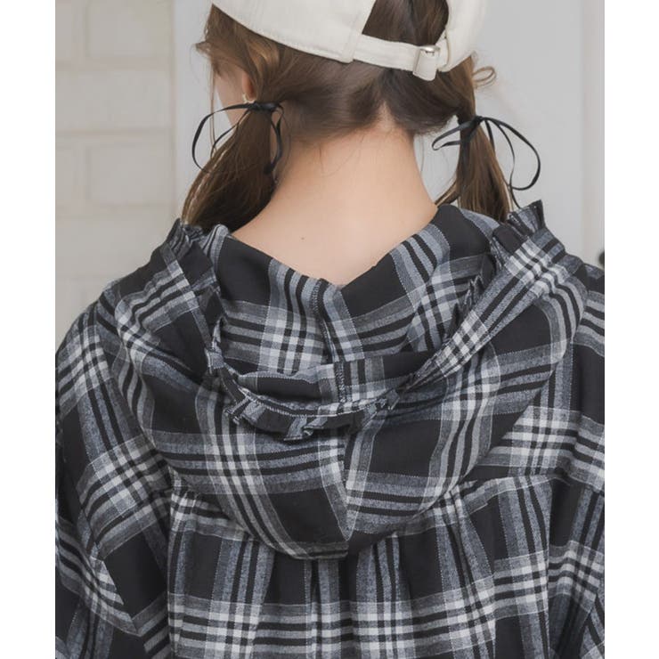 フリルフーディーチェックSH | RETRO GIRL | 詳細画像32 