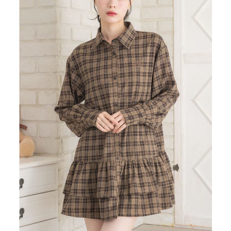 2段フリルチュニックOP | RETRO GIRL | 詳細画像1 