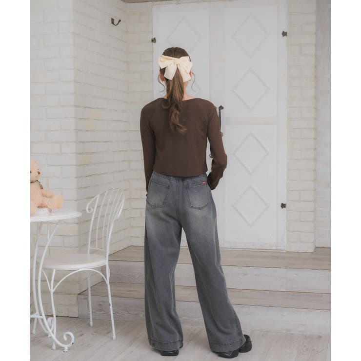 レースアップレイヤード風ロンTEE | RETRO GIRL | 詳細画像20 