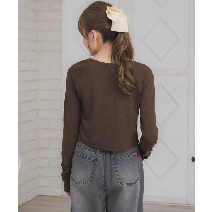 レースアップレイヤード風ロンTEE | RETRO GIRL | 詳細画像24 