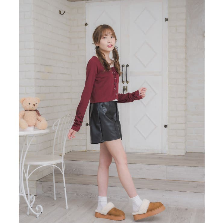 レースアップレイヤード風ロンTEE | RETRO GIRL | 詳細画像27 