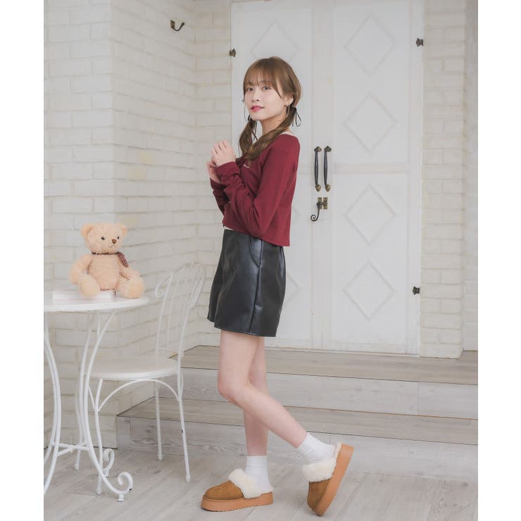 レースアップレイヤード風ロンTEE | RETRO GIRL | 詳細画像29 