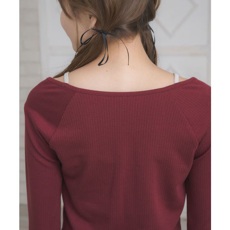 レースアップレイヤード風ロンTEE | RETRO GIRL | 詳細画像38 