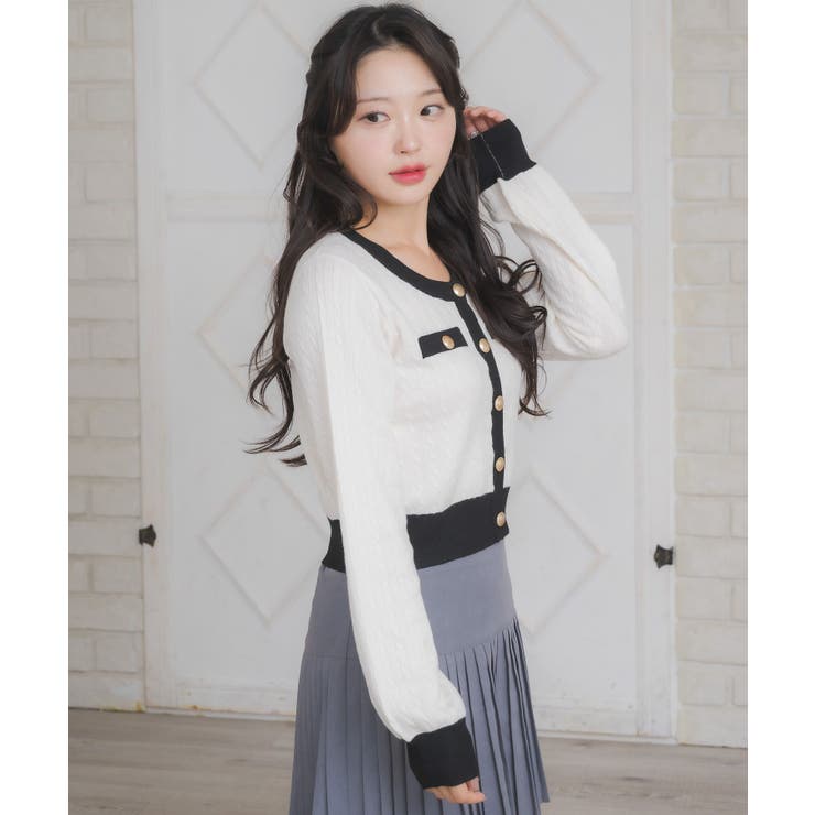 ケーブルヴィンテージカーデ | RETRO GIRL | 詳細画像16 