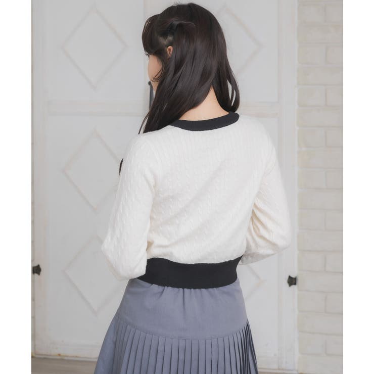 ケーブルヴィンテージカーデ | RETRO GIRL | 詳細画像17 