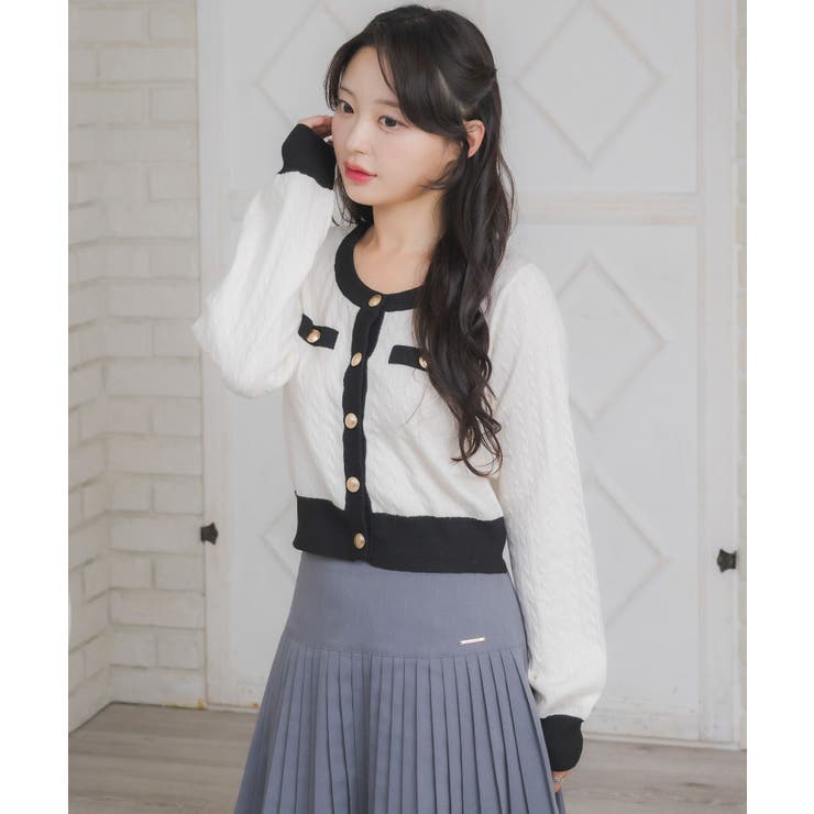 ケーブルヴィンテージカーデ | RETRO GIRL | 詳細画像18 