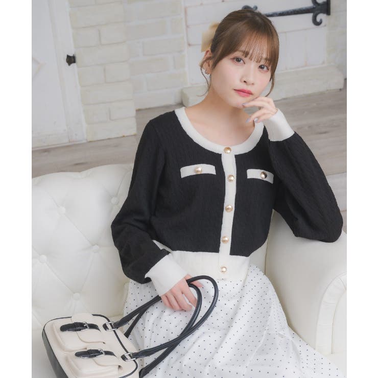 ケーブルヴィンテージカーデ | RETRO GIRL | 詳細画像2 